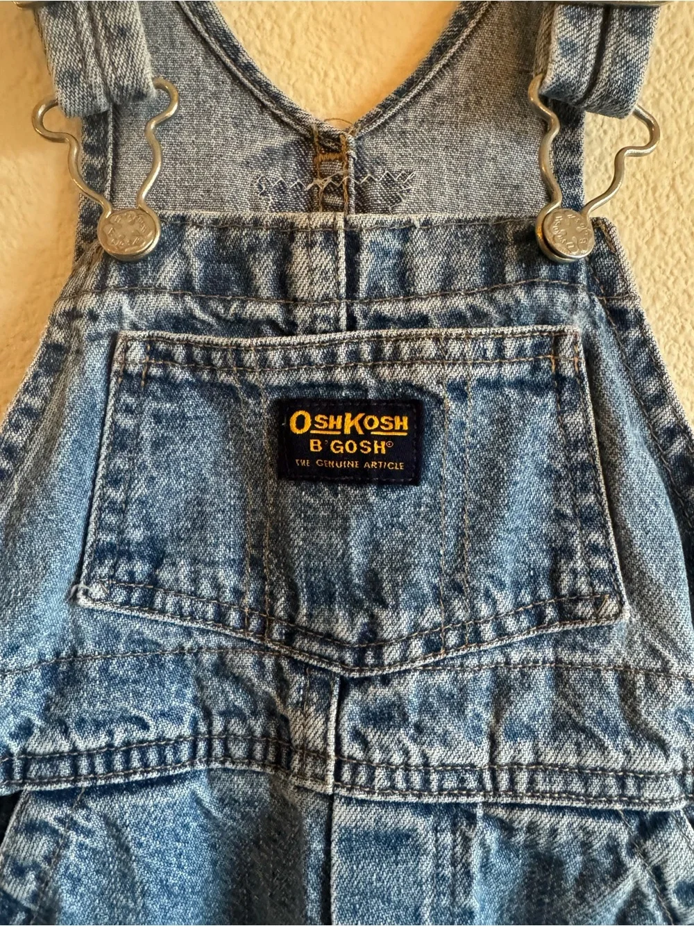 Vintage OshKosh B'gosh Denim Baby Overalls